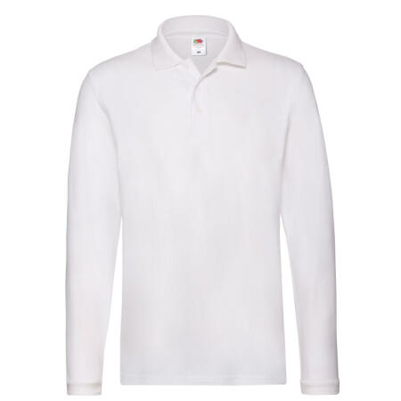 Fruit Of The Loom 63310 Fruit Of The Loom Men's Premium L/S Polo White