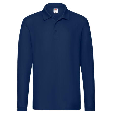 Fruit Of The Loom 63310 Fruit Of The Loom Men's Premium L/S Polo Navy Blue