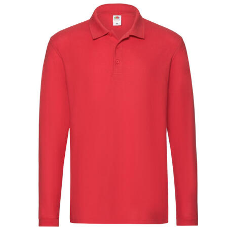 Fruit Of The Loom 63310 Fruit Of The Loom Men's Premium L/S Polo Red