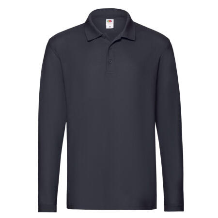 Fruit Of The Loom 63310 Fruit Of The Loom Men's Premium L/S Polo Deep Navy