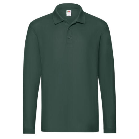 Fruit Of The Loom 63310 Fruit Of The Loom Men's Premium L/S Polo Forest Green