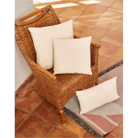 Westford Mill W350 Westford Mill Fairtrade Cotton Canvas Cushion Cover Black