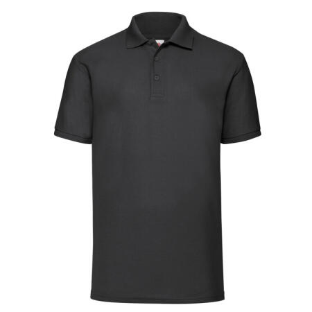Fruit Of The Loom 63402 Fruit Of The Loom Men's 65/35 Polo Black