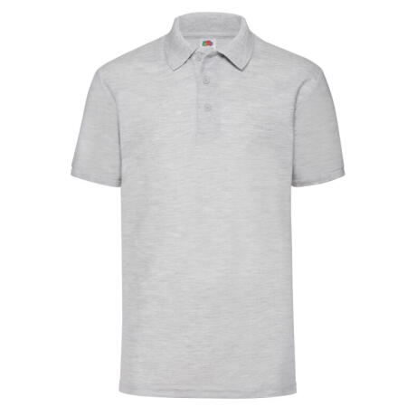 Fruit Of The Loom 63402 Fruit Of The Loom Men's 65/35 Polo Heather Grey