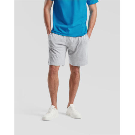 Fruit Of The Loom 64052 Fruit Of The Loom Iconic Jersey Shorts Heather Grey