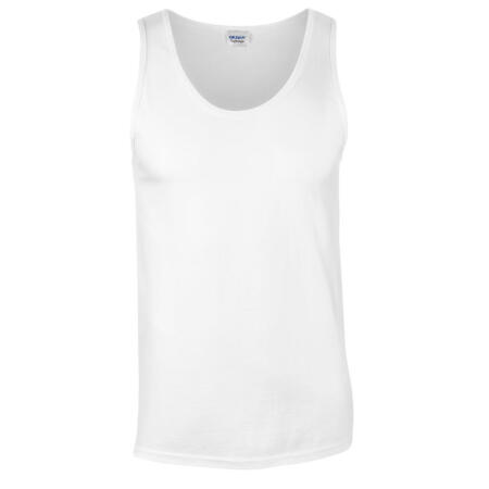 Gildan 64200 Gildan Softstyle Adult Tank Top White