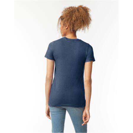 Gildan Navy Mist Softstyle CVC Women's T-Shirt