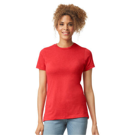 Gildan Red Mist Softstyle CVC Women's T-Shirt