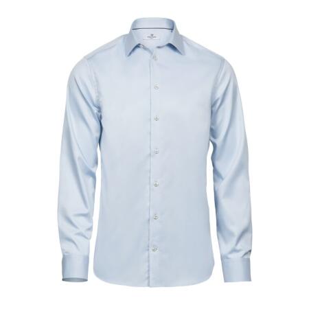 Tee Jays TJ4021 Tee Jays Men's Luxury Slim Fit Shirt Light Blue