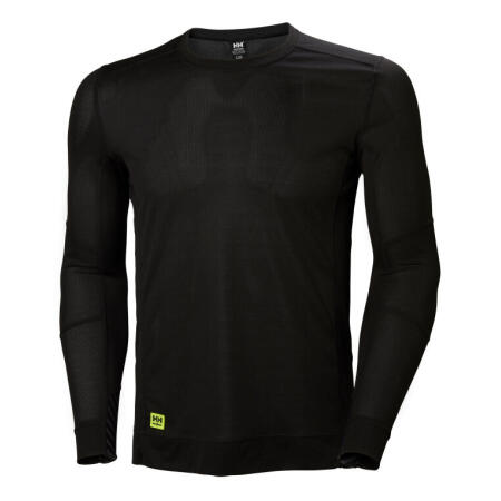 Helly Hansen 75105 Helly Hansen LIFA Crew Neck Baselayer Black