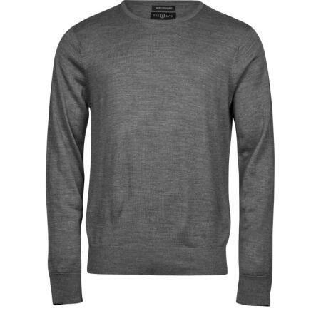 Tee Jays TJ6000 Tee Jays Men's Crew Neck Sweater Grey Melange