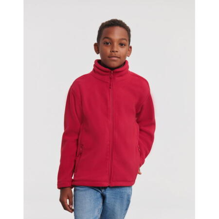 Russell 8700B Kids Full Zip Outdoor Fleece French Navy