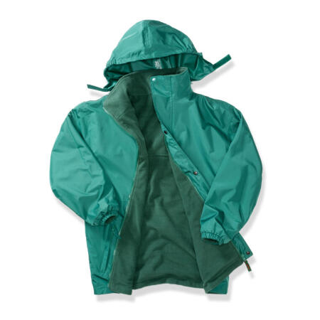 Result R160X Result Recycled Fleece Lined Stormdri 4000 Jack Bottle Green/Bottle Green