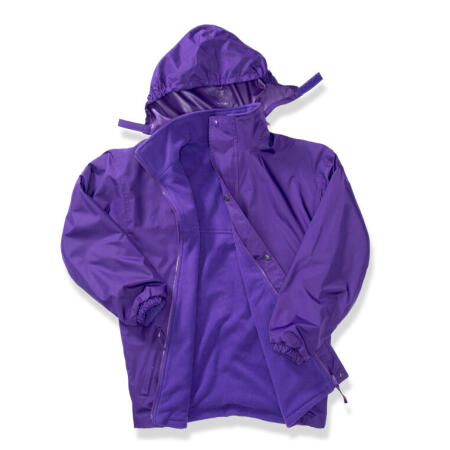 Result R160X Result Recycled Fleece Lined Stormdri 4000 Jack Purple