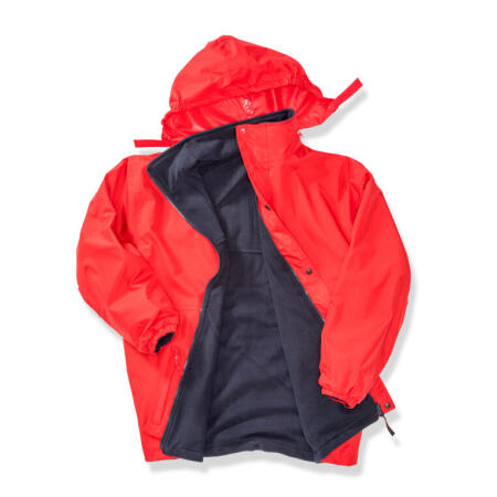 Result R160X Result Recycled Fleece Lined Stormdri 4000 Jack Red/Navy