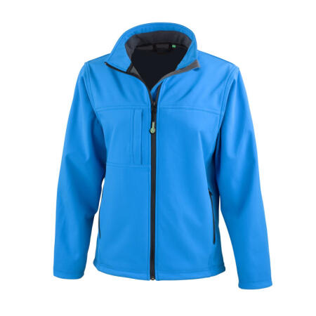 Result R121F Result Womens Recycled Classic Softshell Jacket Azure Blue