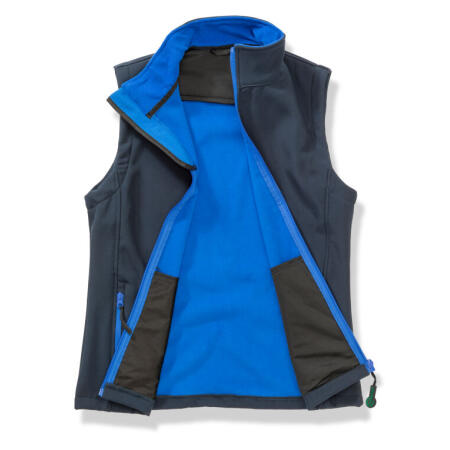 Result Core R232F Result Core Ladies' Printable Softshell Bodywarmer Navy/Royal
