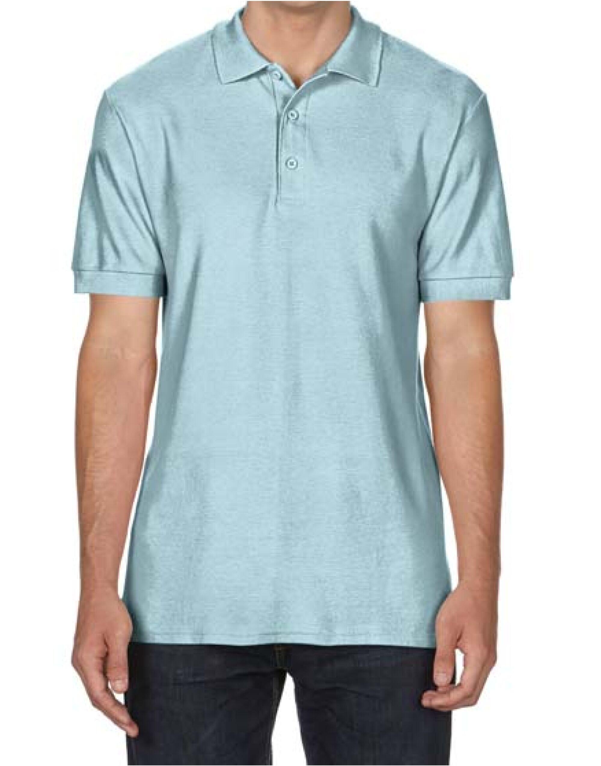 Gildan Chambray Premium Cotton® Adult Double Piqué Polo