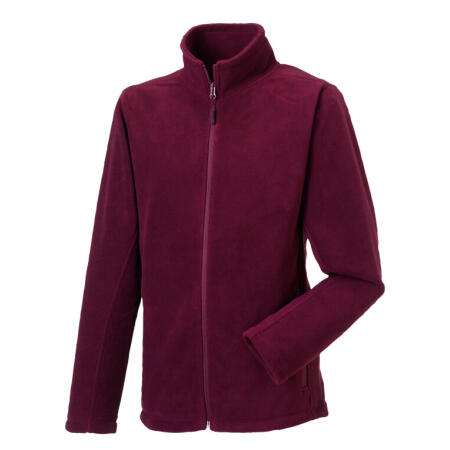 Russell 8700M Russell Men's Full Zip Outdoor Fleece Burgundy