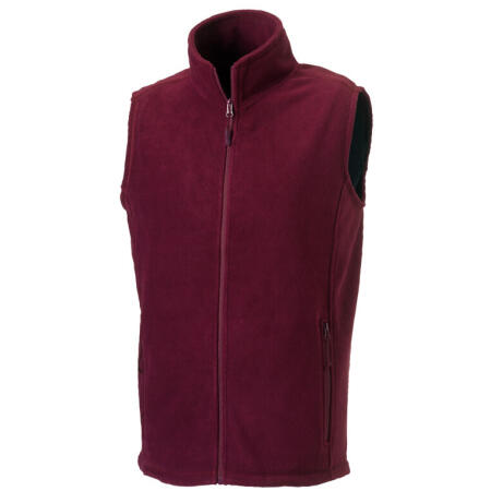 Russell 8720M Russell Men's Outdoor Fleece Gilet Burgundy