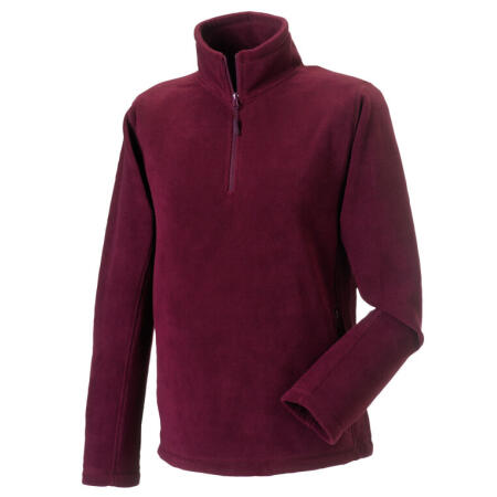 Russell 874M Russell 1/4 Zip Outdoor Fleece Burgundy