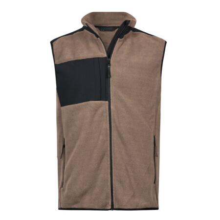 Tee Jays TJ9122 Tee Jays Mountain Fleece Bodywarmer Clay/Black
