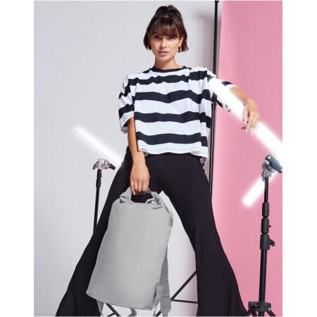 Black Icon Roll-Top Backpack