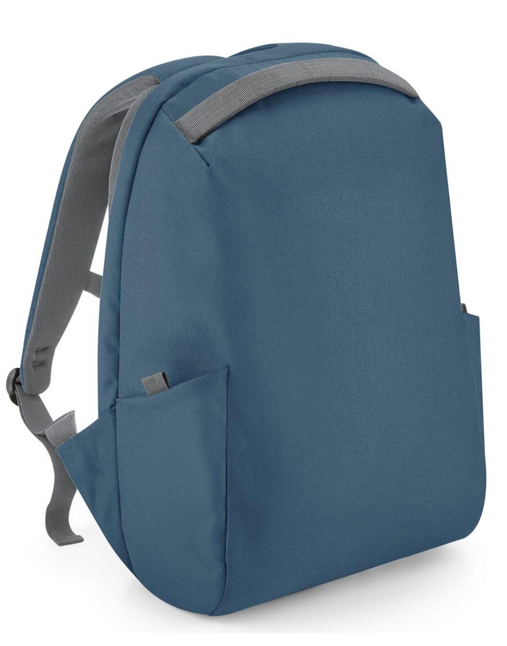 Quadra Slate Blue Project Recycled Security Backpack Lite