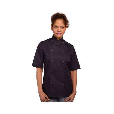 Dennys DD08SAFD Dennys AFD Chef's Jacket Black