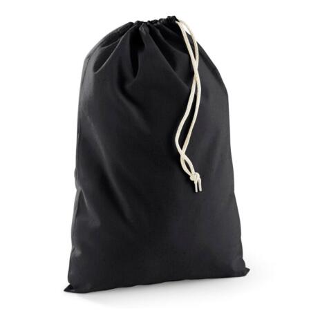Westford Mill W915 Westford Mill Recycled Cotton Stuff Bag Black