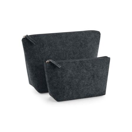 Bagbase BG724 Bagbase Felt Accessory Bag Charcoal Melange