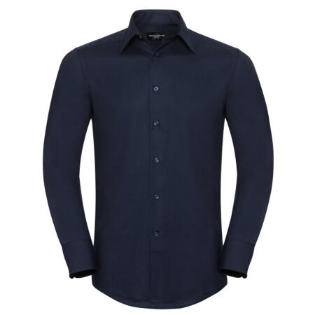 Russell Collection 922M Russell Collection Men's L/Sleeve Oxford Shirt Bright Navy