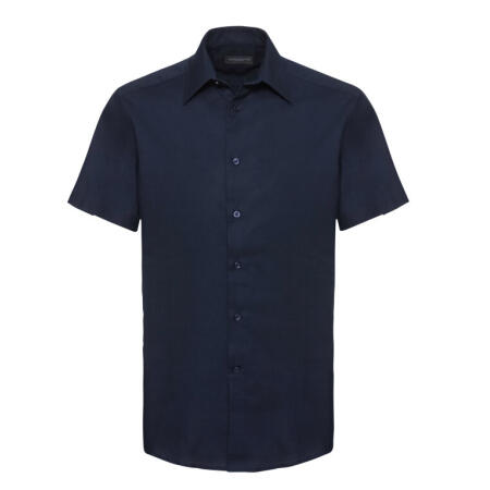 Russell Collection 923M Russell Collection Men's S/Sleeve Oxford Shirt Bright Navy