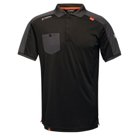 Regatta Professional TRS167 REGATTA PROFESSIONAL Offensive Wicking Polo Black