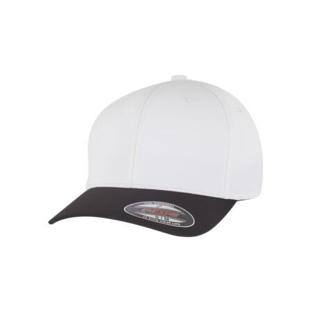 Flexfit 9295 Flexfit Tech Water Repellent Cap Black/White