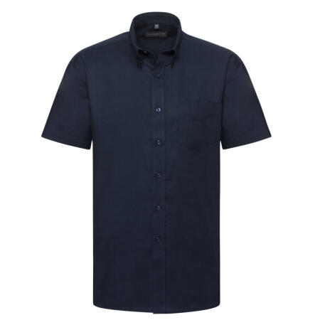 Russell Collection 933M Russell Collection Men's S/Sleeve Oxford Shirt Bright Navy
