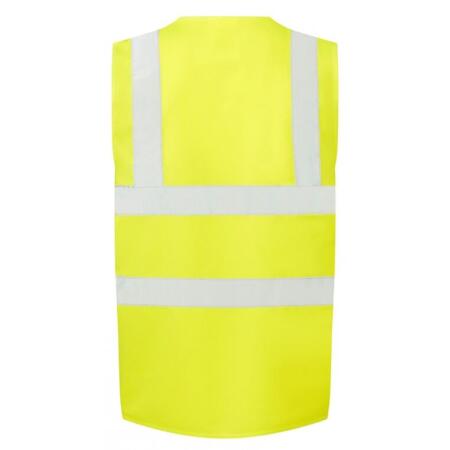 Ultimate Clothing Company UCC054-542 Ultimate Clothing Company 4-Band Safety Waistcoat Class 2 Hi-Vis Yellow