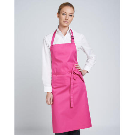 Brick Red Multi-Coloured Recycled Bib Apron