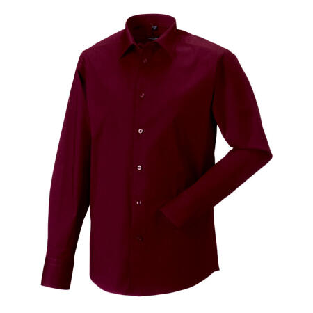 Russell Collection 946M Russell Collection Men's L/Sleeve Fitted Stretch Shirt Port