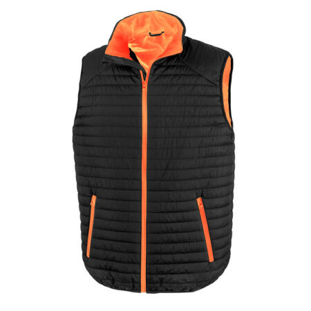 Result Recycled R239X Result Recycled Thermoquilt Gilet Black/Orange