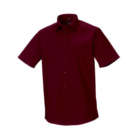 Russell Collection 947M Russell Collection Men's S/Sleeve Fitted Stretch Shirt Port