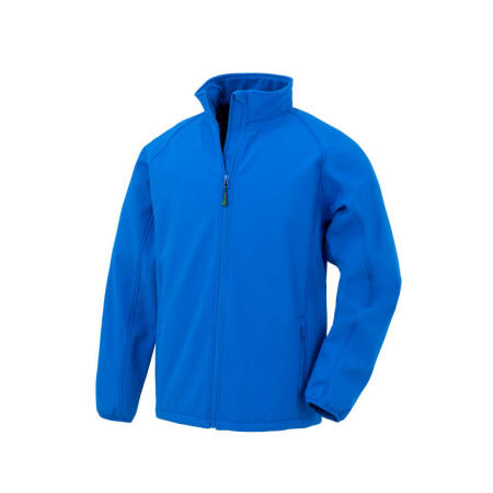 Result Recycled R901M Result Recycled Men's Recycled 2-Layer Print Softshell Royal Blue