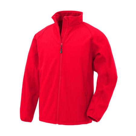 Result Recycled R901M Result Recycled Men's Recycled 2-Layer Print Softshell Red