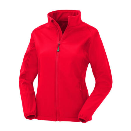 Result Recycled R901F Result Recycled Ladies' Recycled 2-Layer Print Softshell Red
