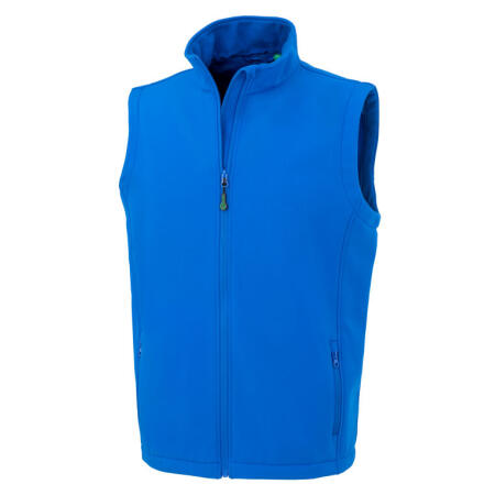 Result Recycled R902M Result Recycled Men's Recycled 2-Layer Print Bodywarmer Royal Blue