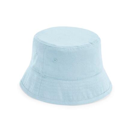 Beechfield B90NB Beechfield  Junior Organic Cotton Bucket Hat Powder Blue