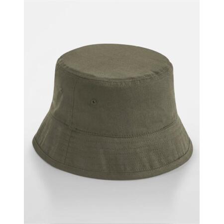 Beechfield B90N Beechfield  Organic Cotton Bucket Hat Olive Green
