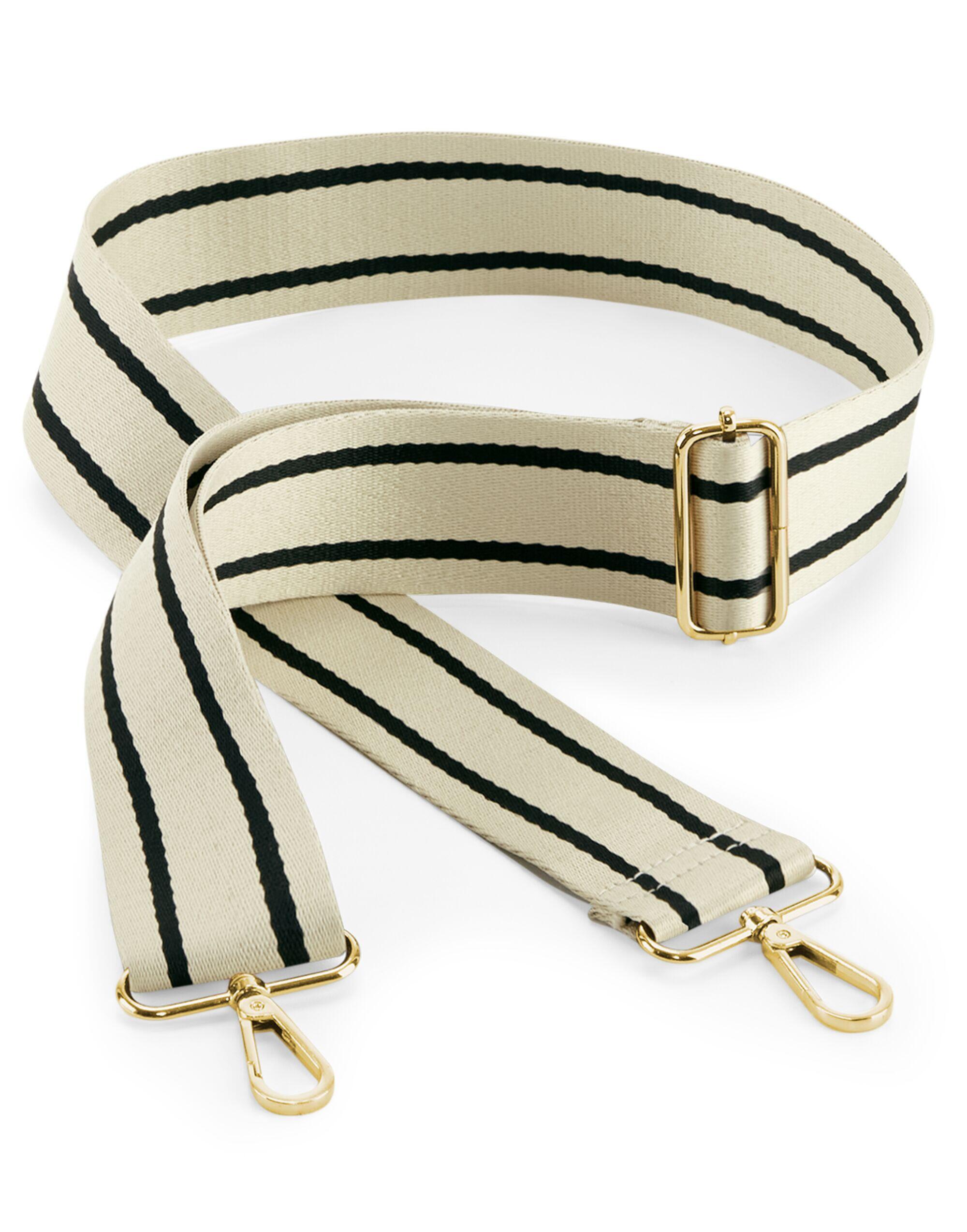 Bagbase Oyster/Black Boutique Adjustable Bag Strap