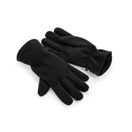 Beechfield B298R Beechfield  Recycled Fleece Gloves Black