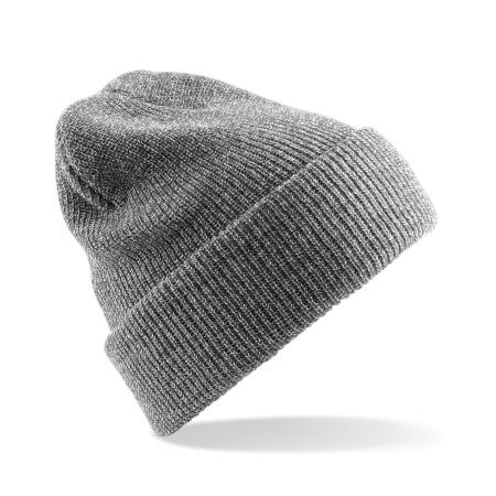 Beechfield B425 Heritage Beanie Heather Grey
